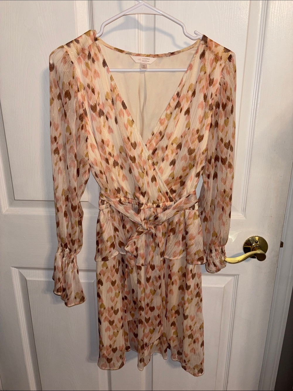 Lauren Conrad Blush Heart Dress